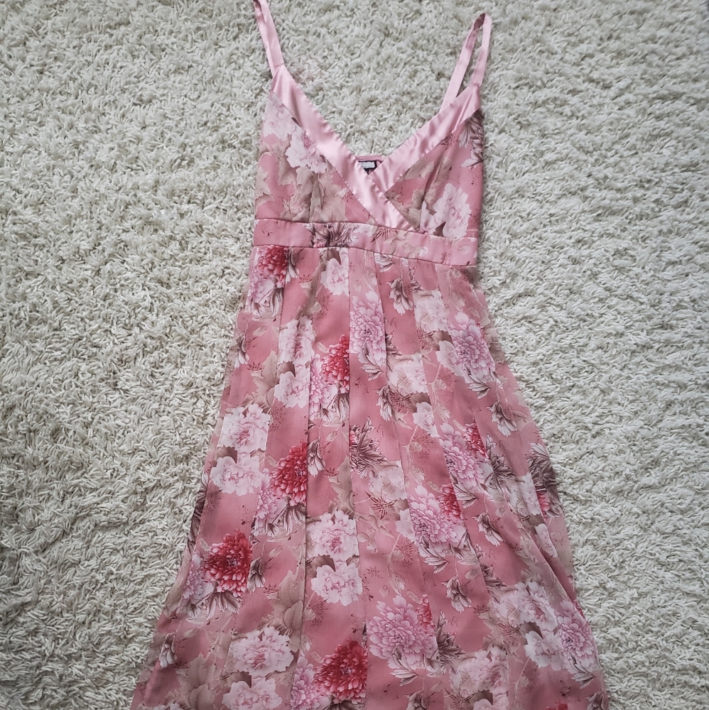 Floral Pink Summer Dress